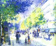 Pierre Renoir Les Grands Boulevards oil